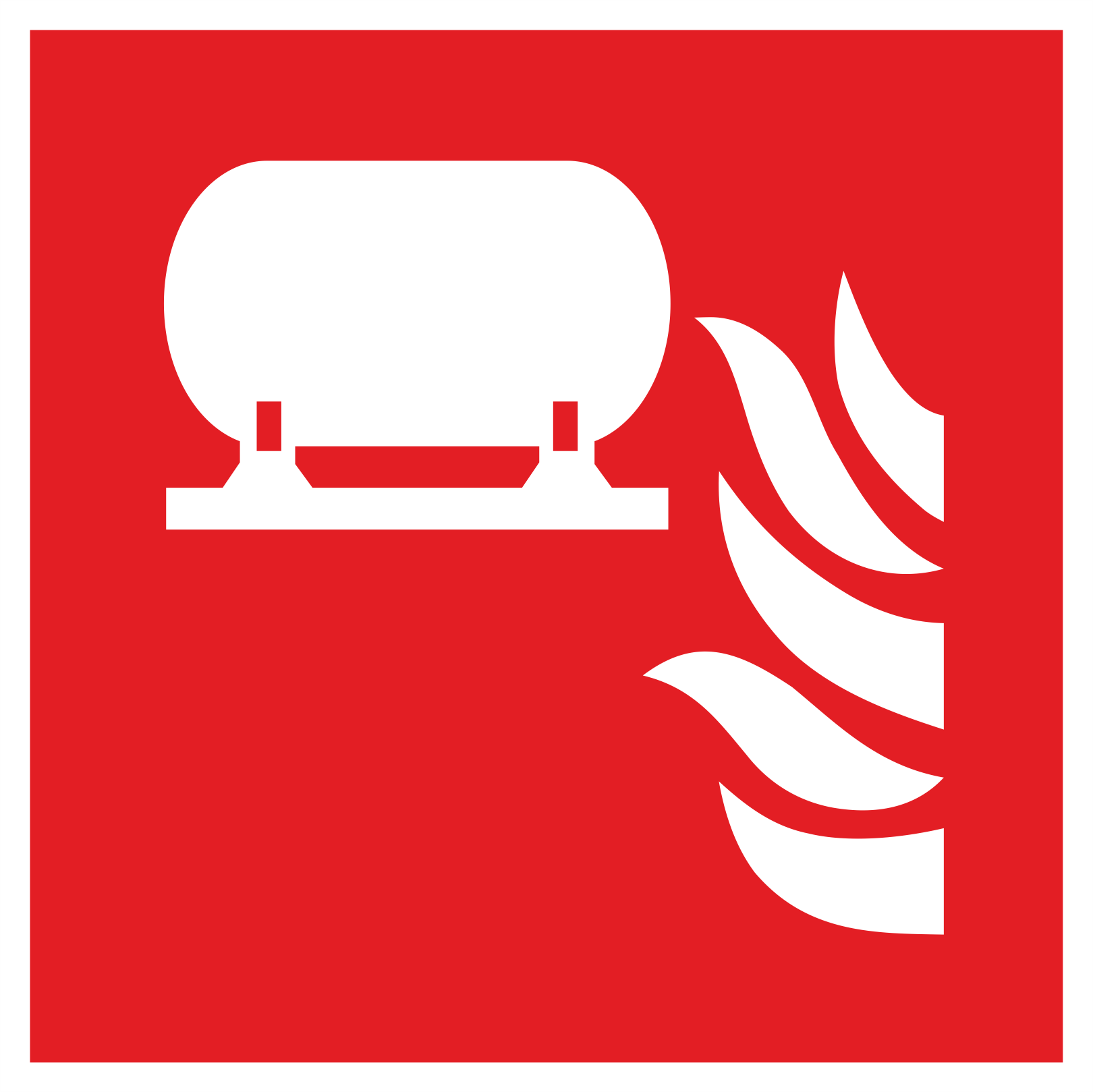 Fixed fire extinguishing installation 