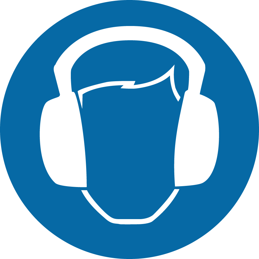 Wear ear protectors