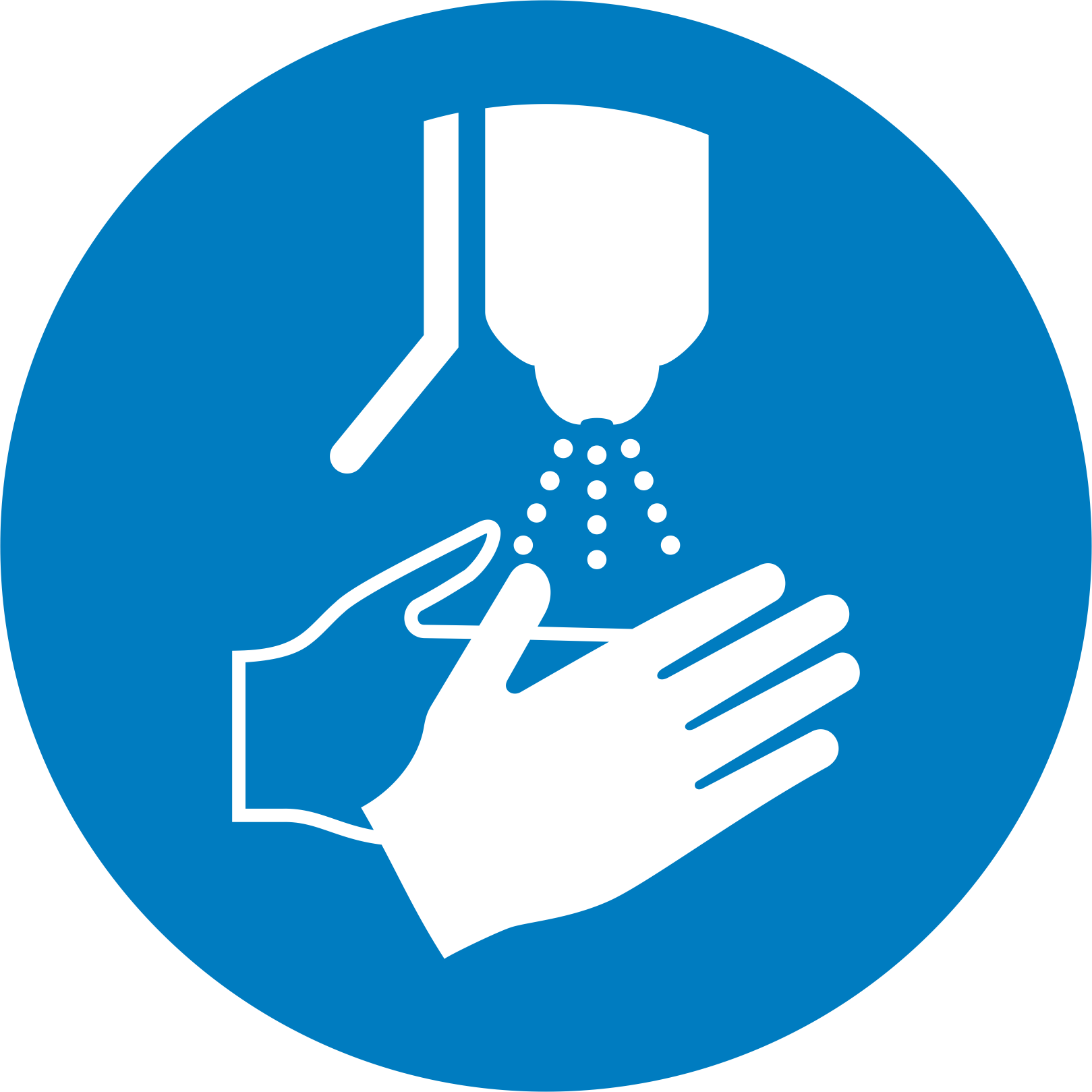 Disinfect your hands 