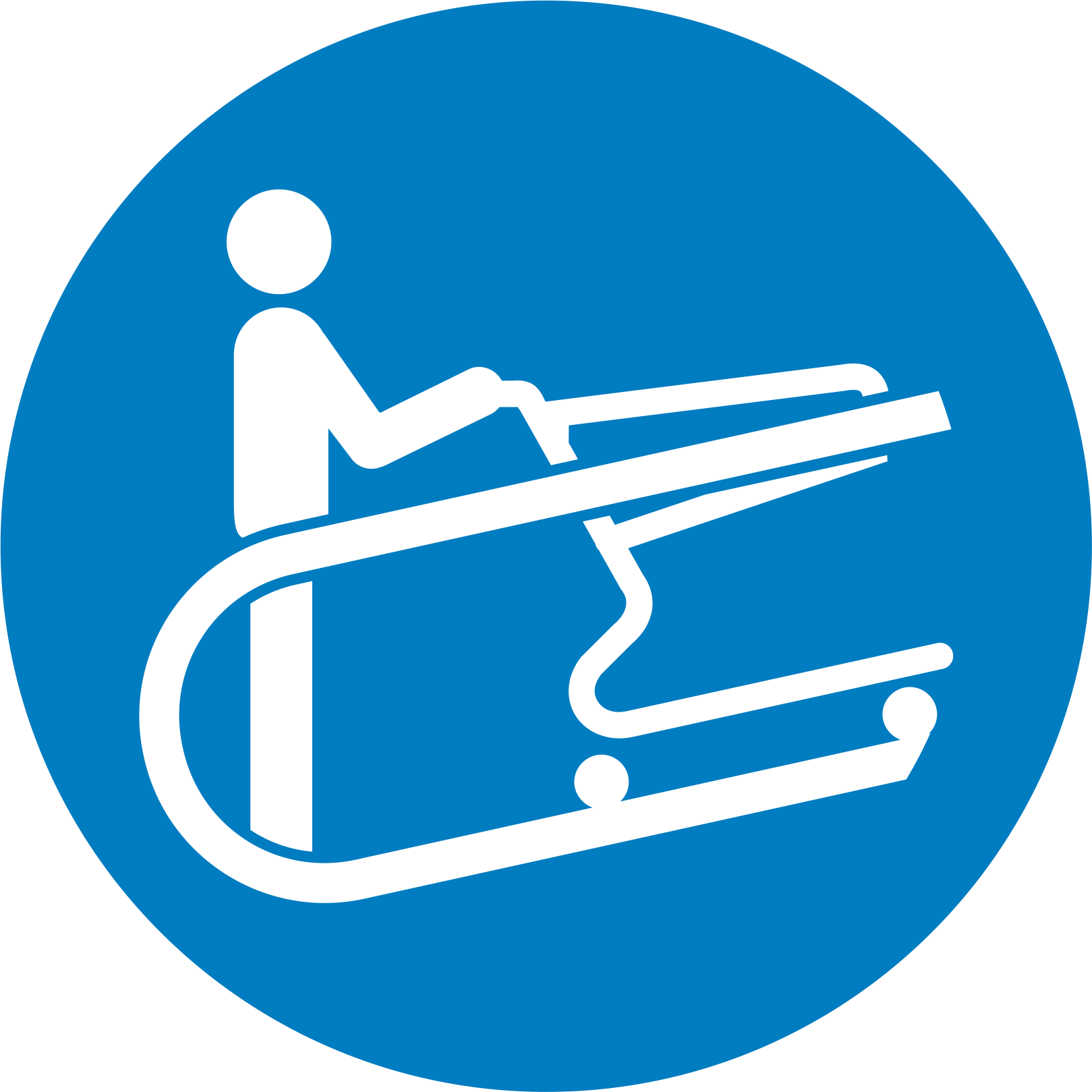 Hold the trolley handle 