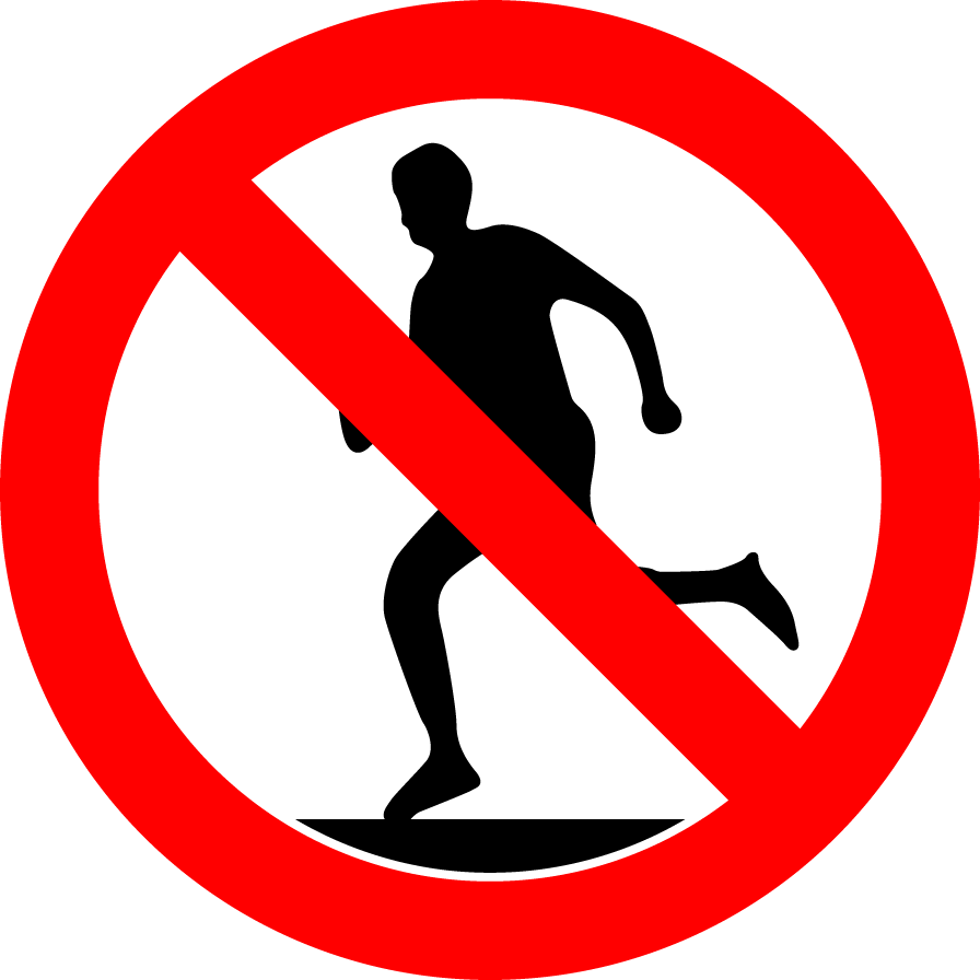 Do not run