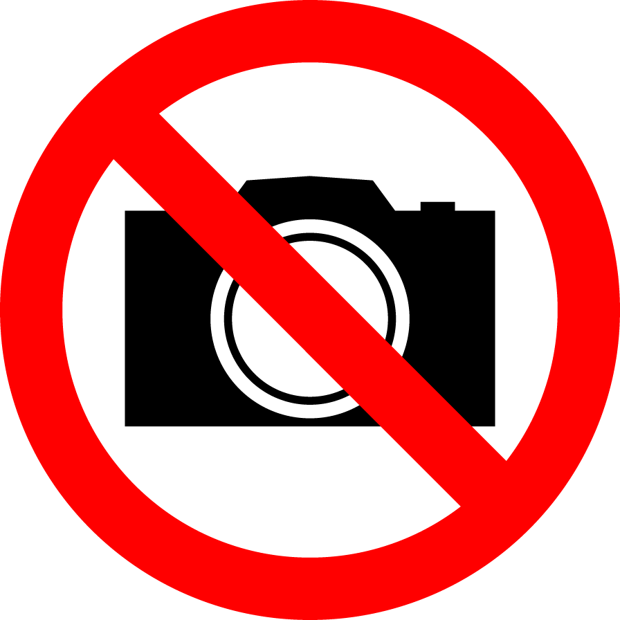 No photography