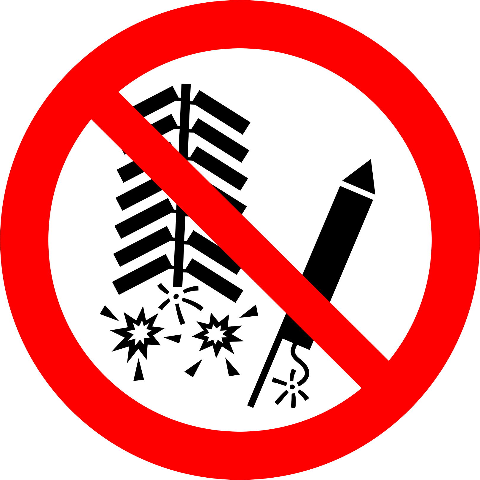 Do not set off fireworks 