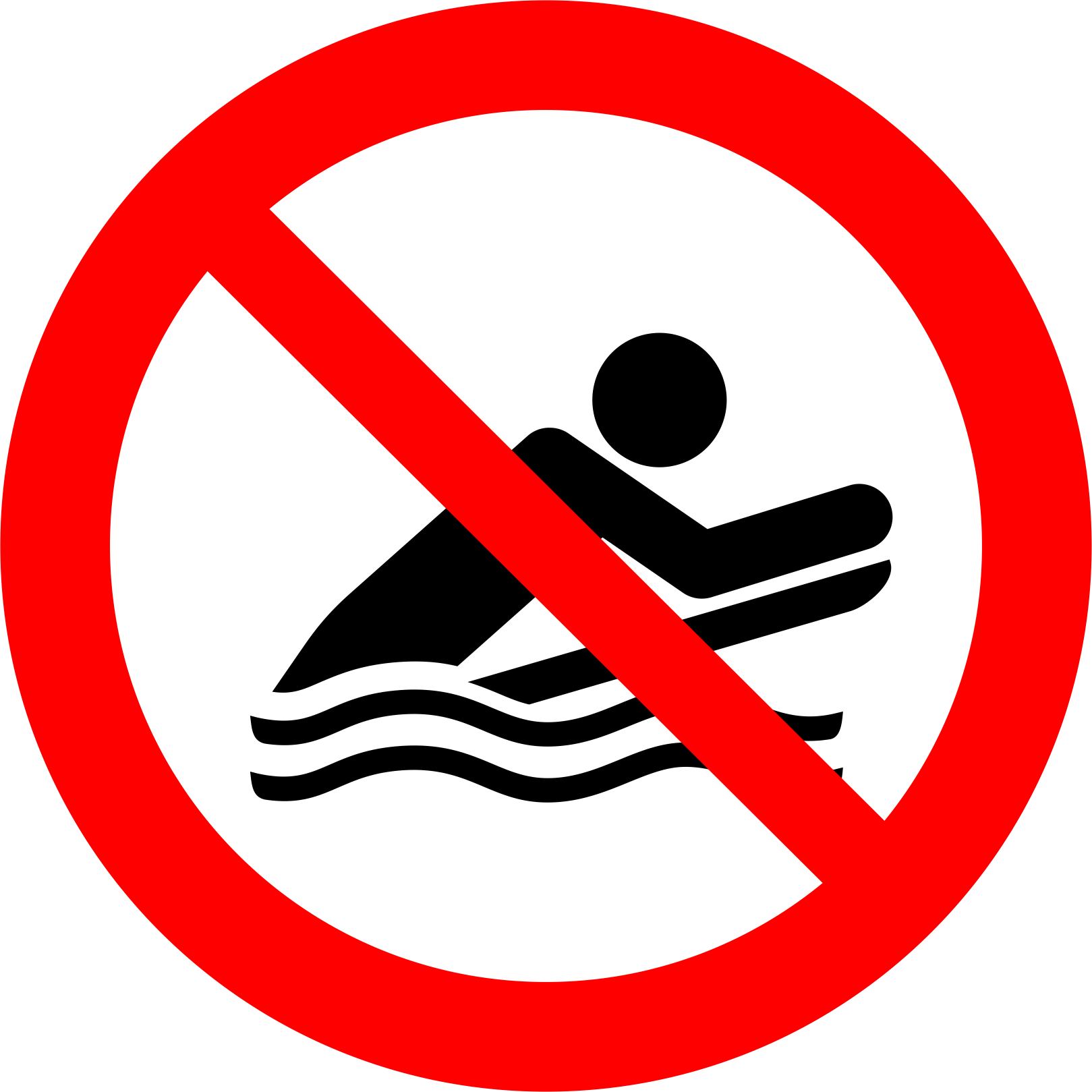 No body boarding 