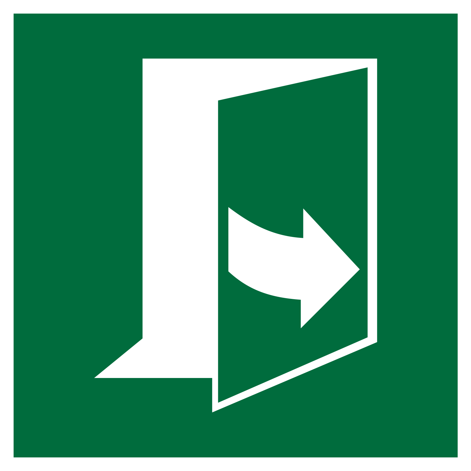 Door opens by pulling on the left-hand side 