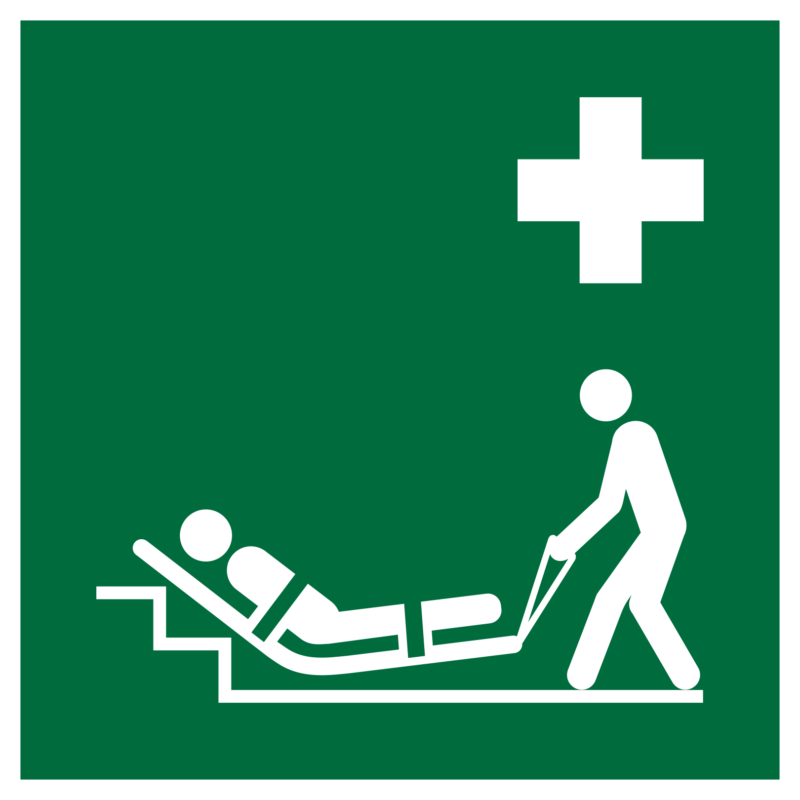 Evacuation mattress 