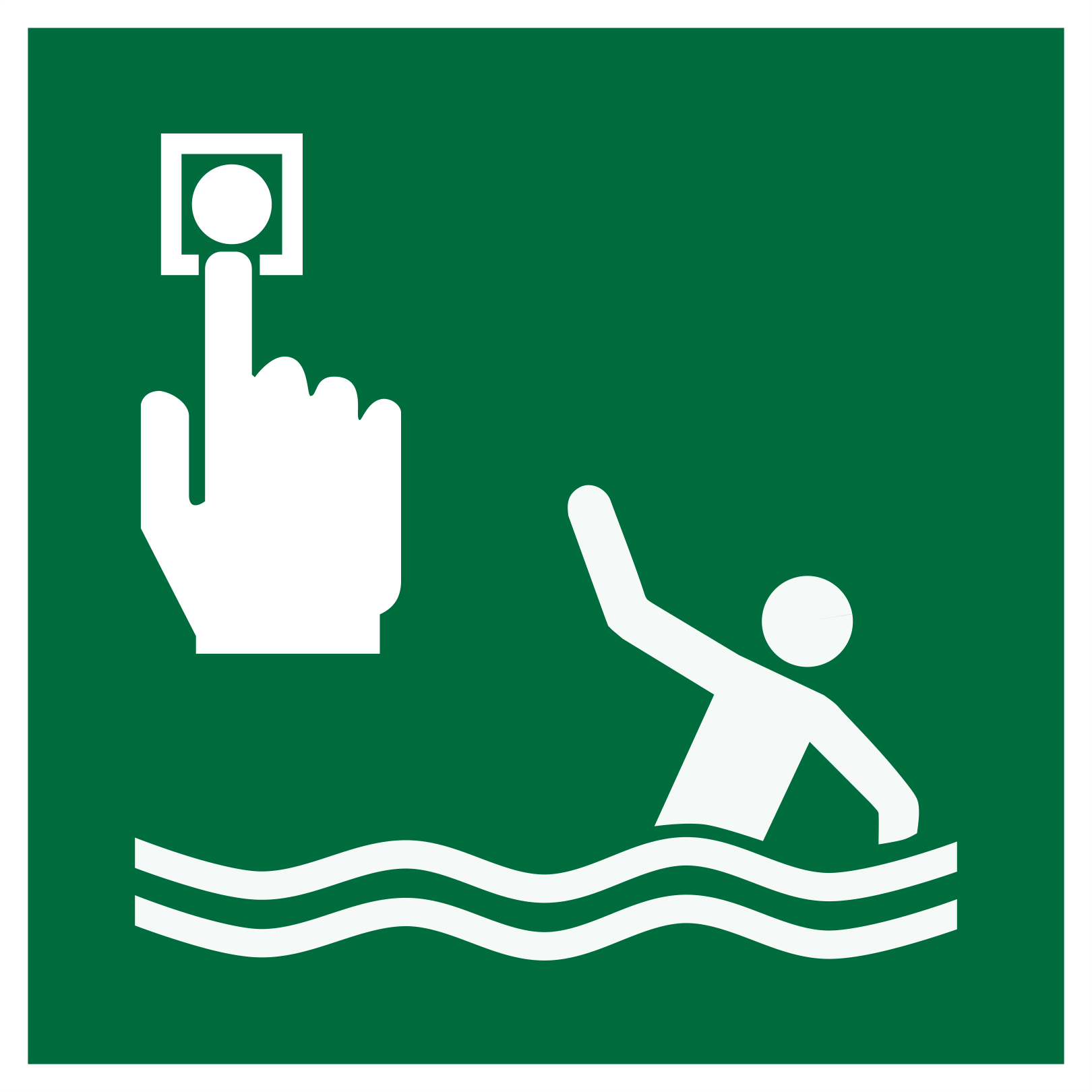 Person overboard call point 
