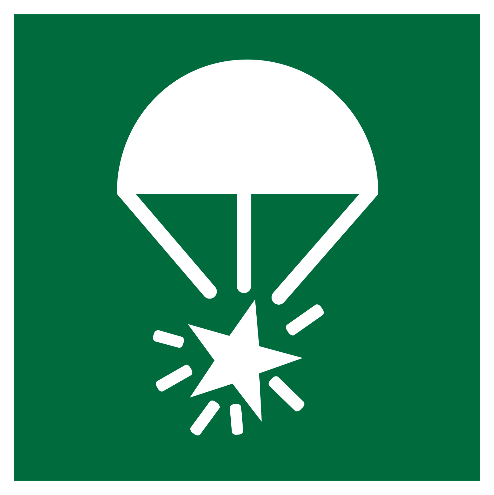 Rocket parachute flare 