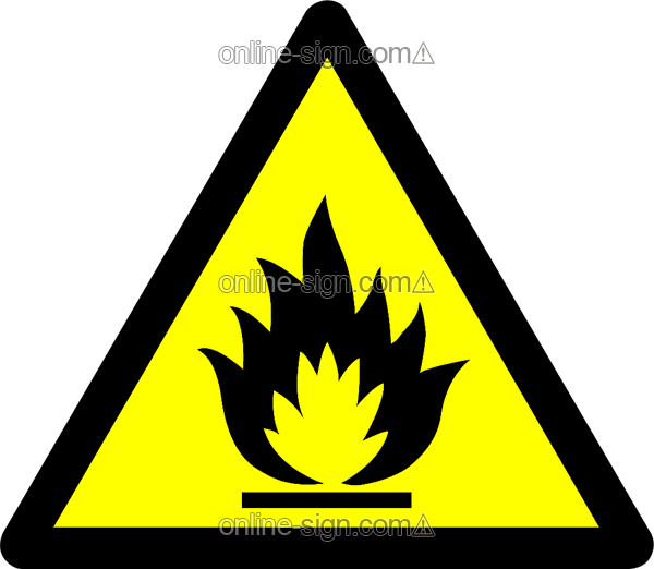 Danger highly flammable
