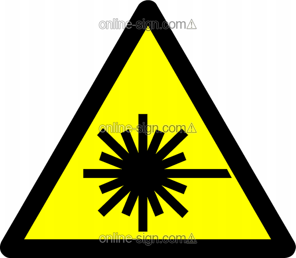 Caution laser beam