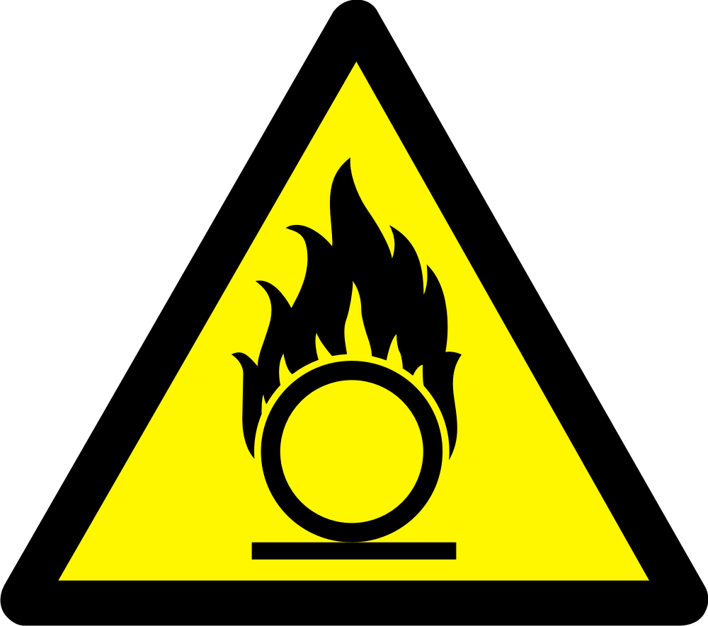 Warning oxidizing substance