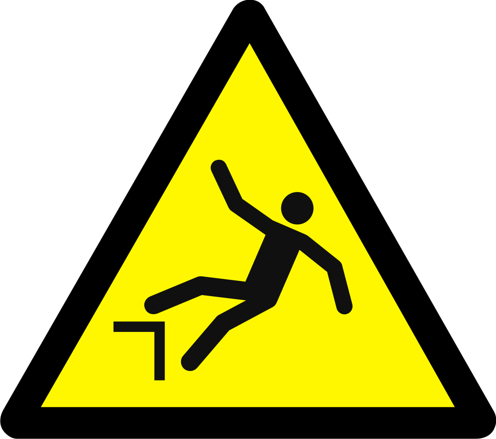 Danger of falling