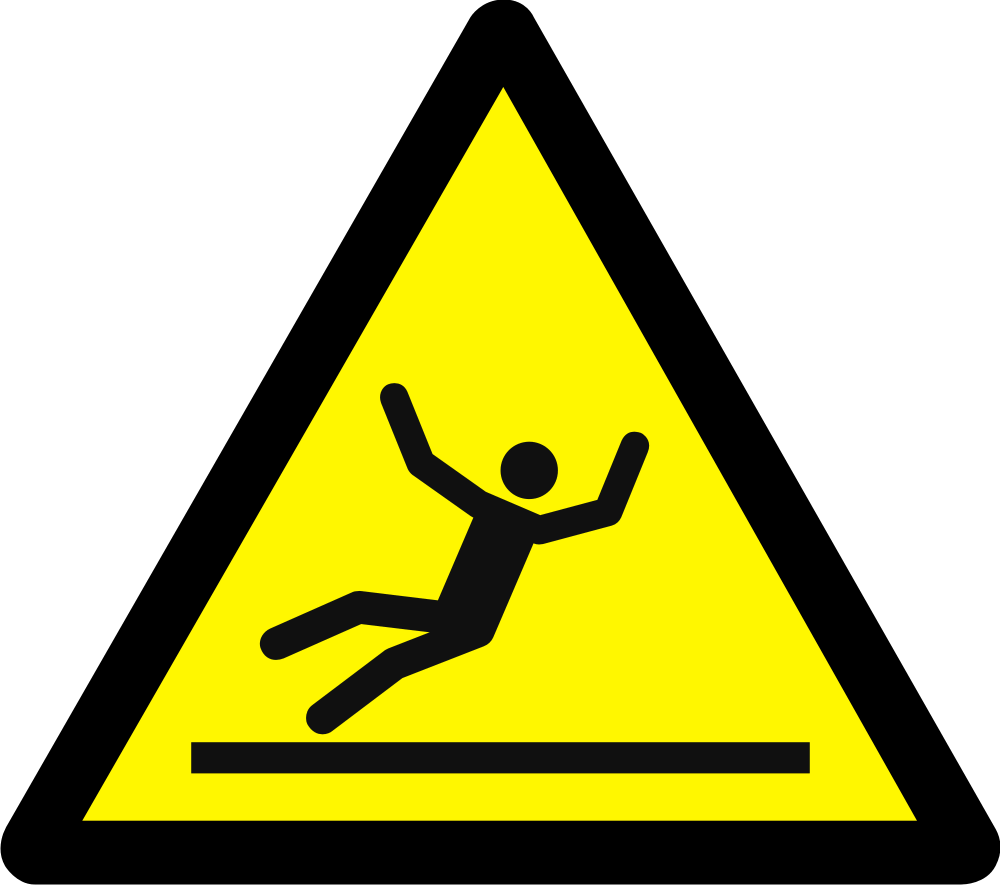 Warning slippery surface