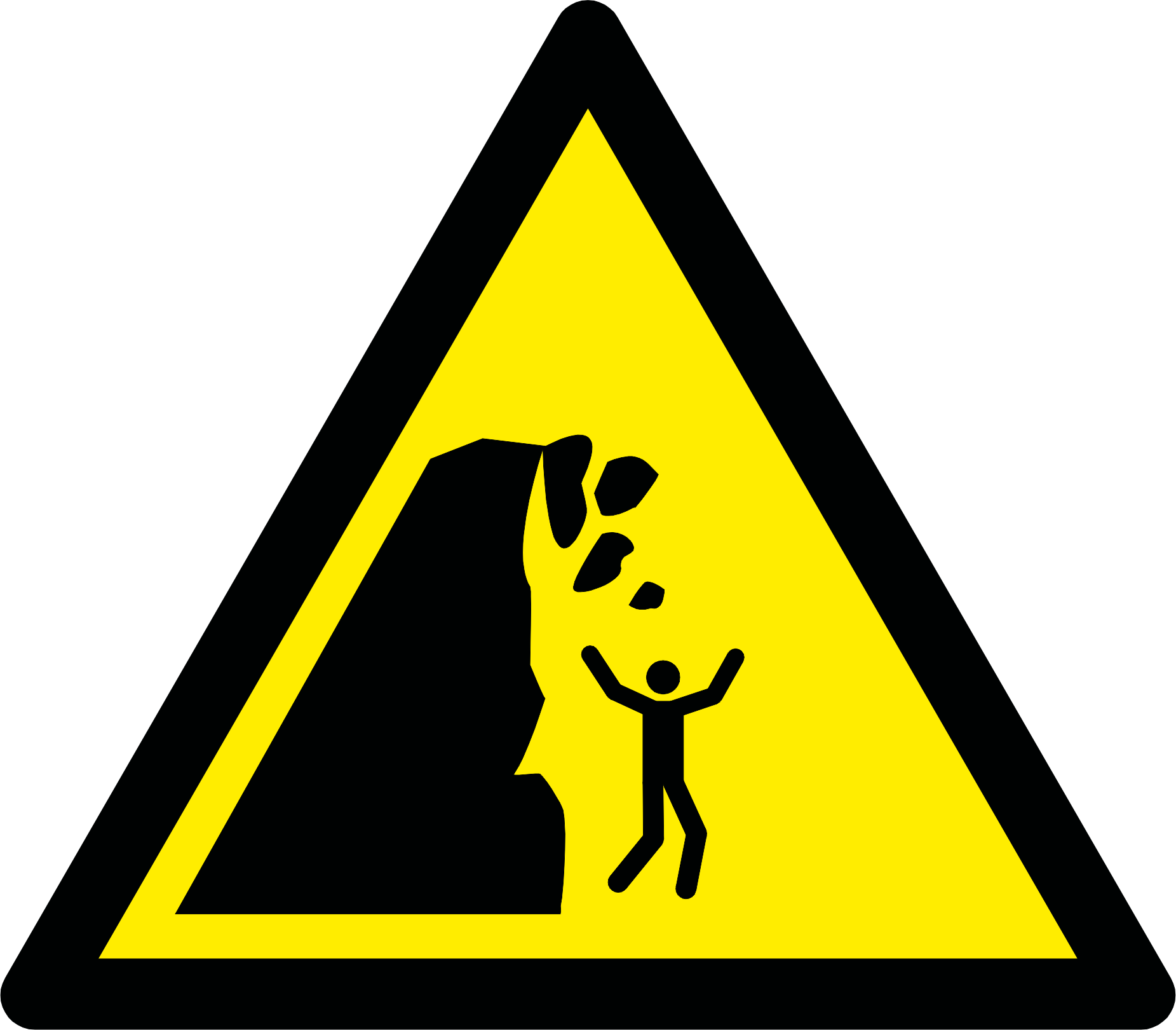 unstable cliff 