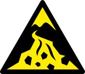 Debris flow zone 